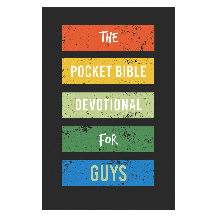 Pocket Bible Devotional For Guys Black (Paperback)