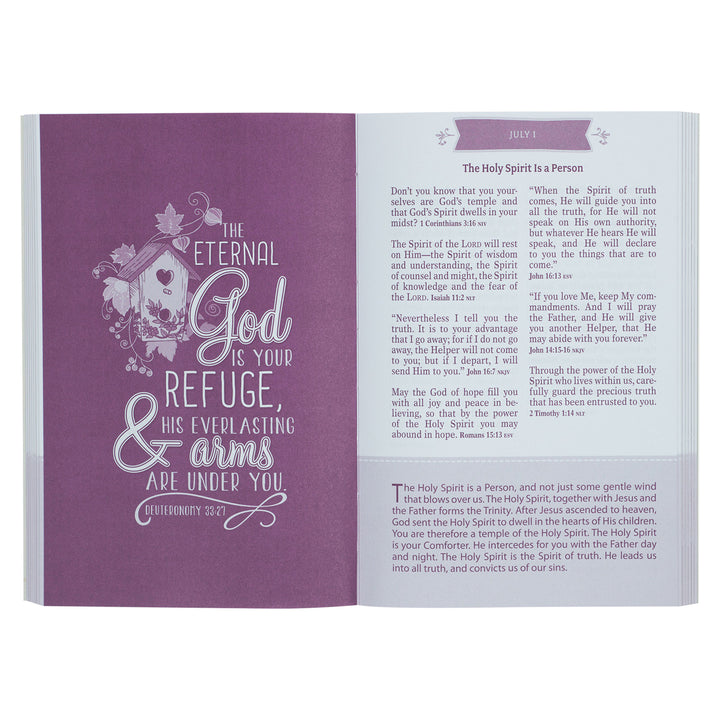 Pocket Bible Devotional For Girls Pink (Paperback)
