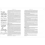 NLT Blue Faux Leather Hardcover Inspire Bible