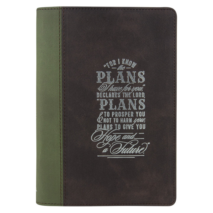 For I Know The Plans I Have For You Faux Leather Journal - Jeremiah 29:11