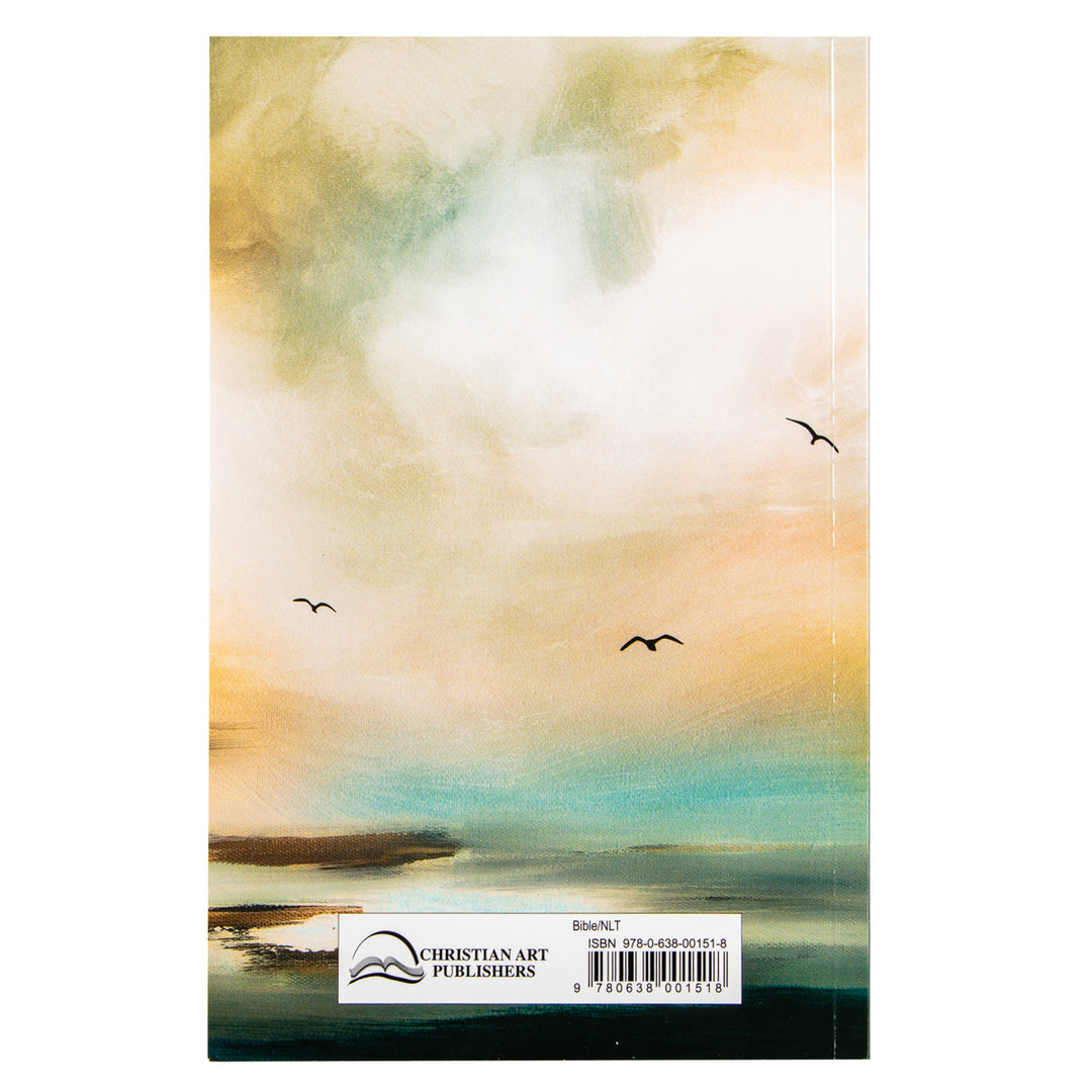 NLT Morning Sky Paperback Handy Size Bible