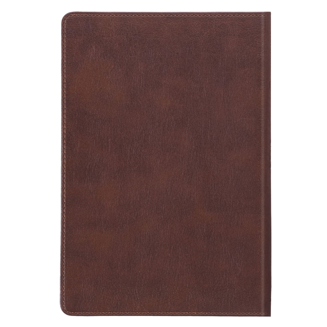 2025 Executive Diary - Daily Planner - Strong and Courageous - Faux Leather with Zip