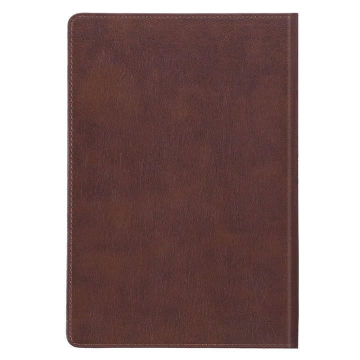 2025 Executive Diary - Daily Planner - Strong and Courageous - Faux Leather with Zip