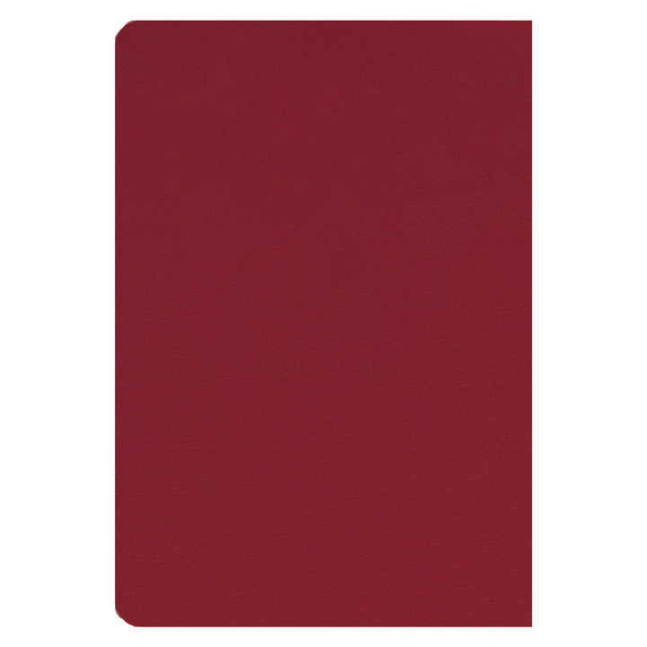 2025 Diary - Chronos Daily Planner - A Time for Everything Red - Faux Leather