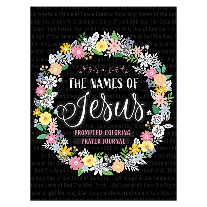 The Names of Jesus Prompted Coloring Prayer Journal (Paperback)