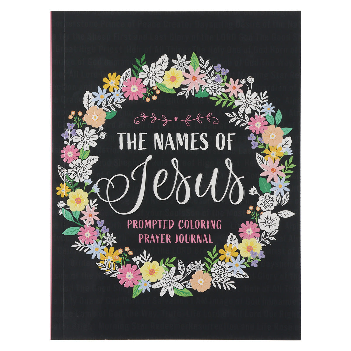 The Names of Jesus Prompted Coloring Prayer Journal (Paperback)