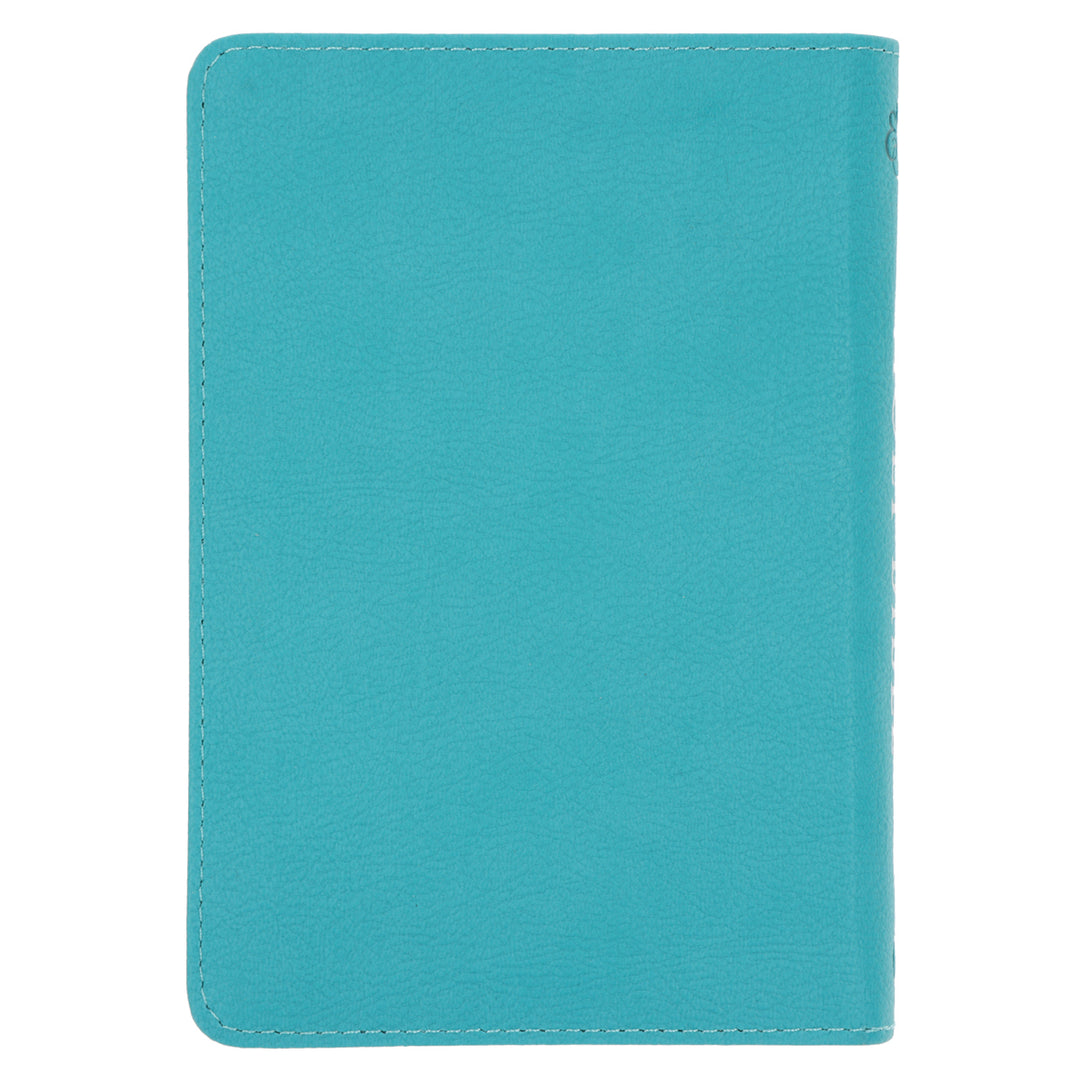 ESV Teal Faux Leather Compact Bible with Zip