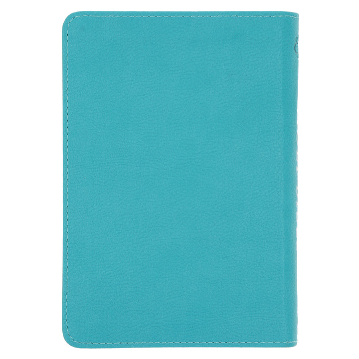 ESV Teal Faux Leather Compact Bible with Zip