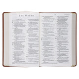 ESV Tan Brown Faux Leather Standard Bible
