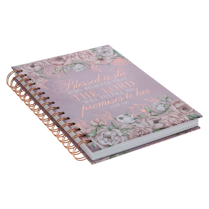 Blessed Is She Large Wirebound Journal