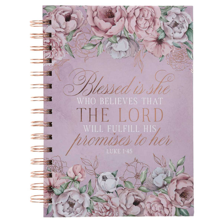 Blessed Is She Large Wirebound Journal