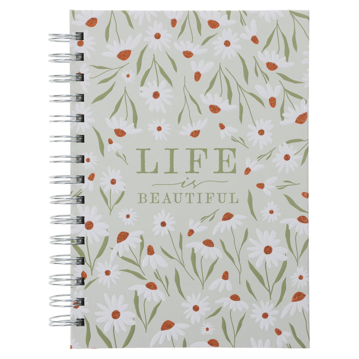 Life Is Beautiful Large Wirebound Journal