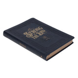 Be Strong in the Lord Navy Faux Leather Journal