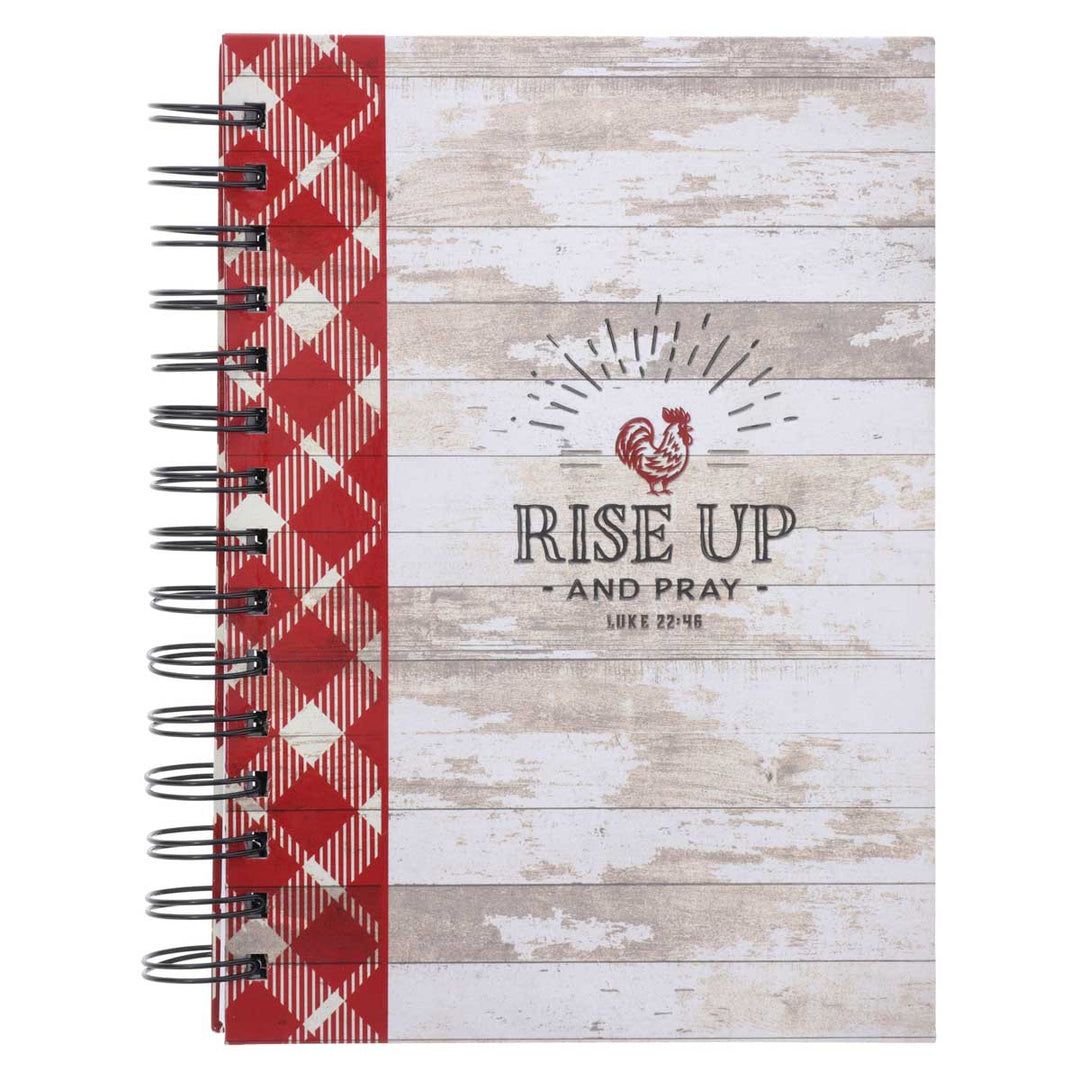 Rise up and Pray Large Hardcover Wirebound Journal