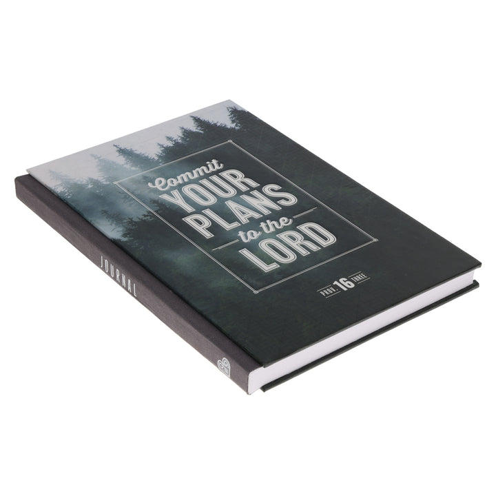 Commit Your Plans to the Lord A5 Quarter-Bound Hardcover Journal