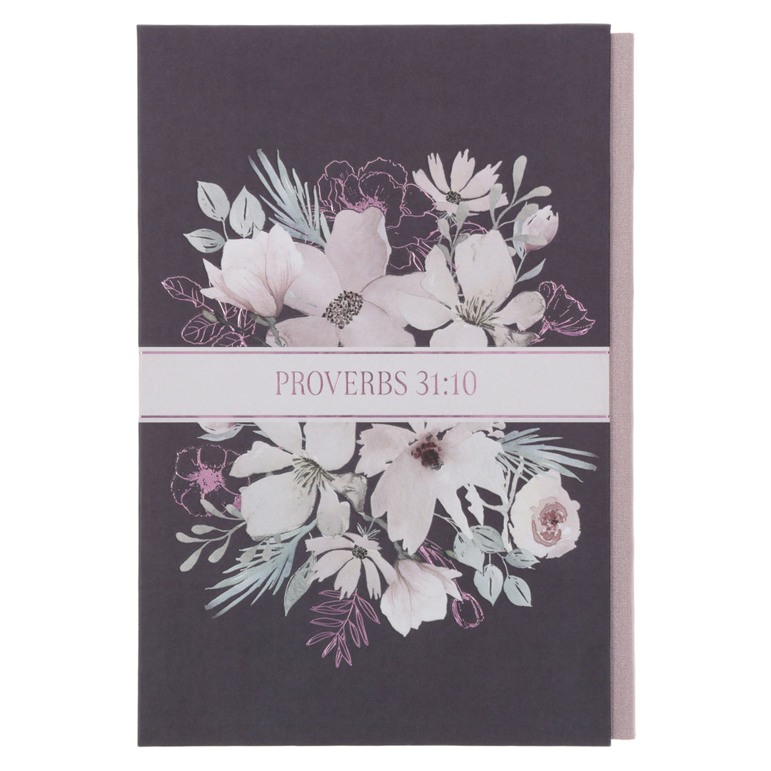 She Is More Precious than Rubies A5 Quarter-Bound Hardcover Journal