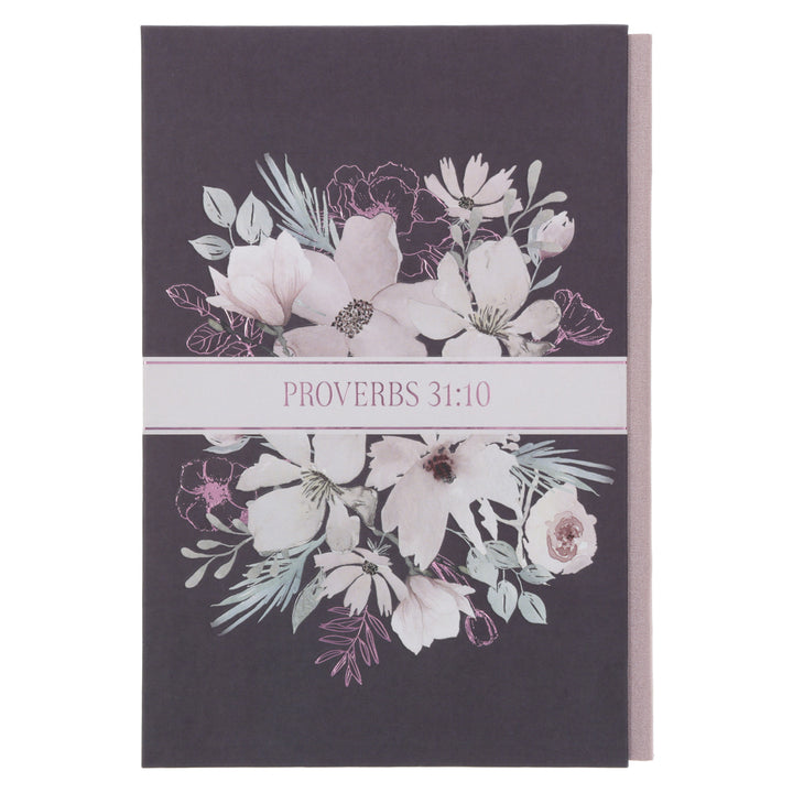 She Is More Precious than Rubies A5 Quarter-Bound Hardcover Journal