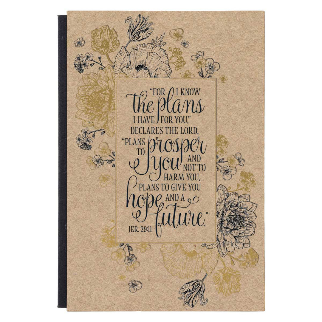 I Know the Plans A5 Quarter-Bound Hardcover Journal