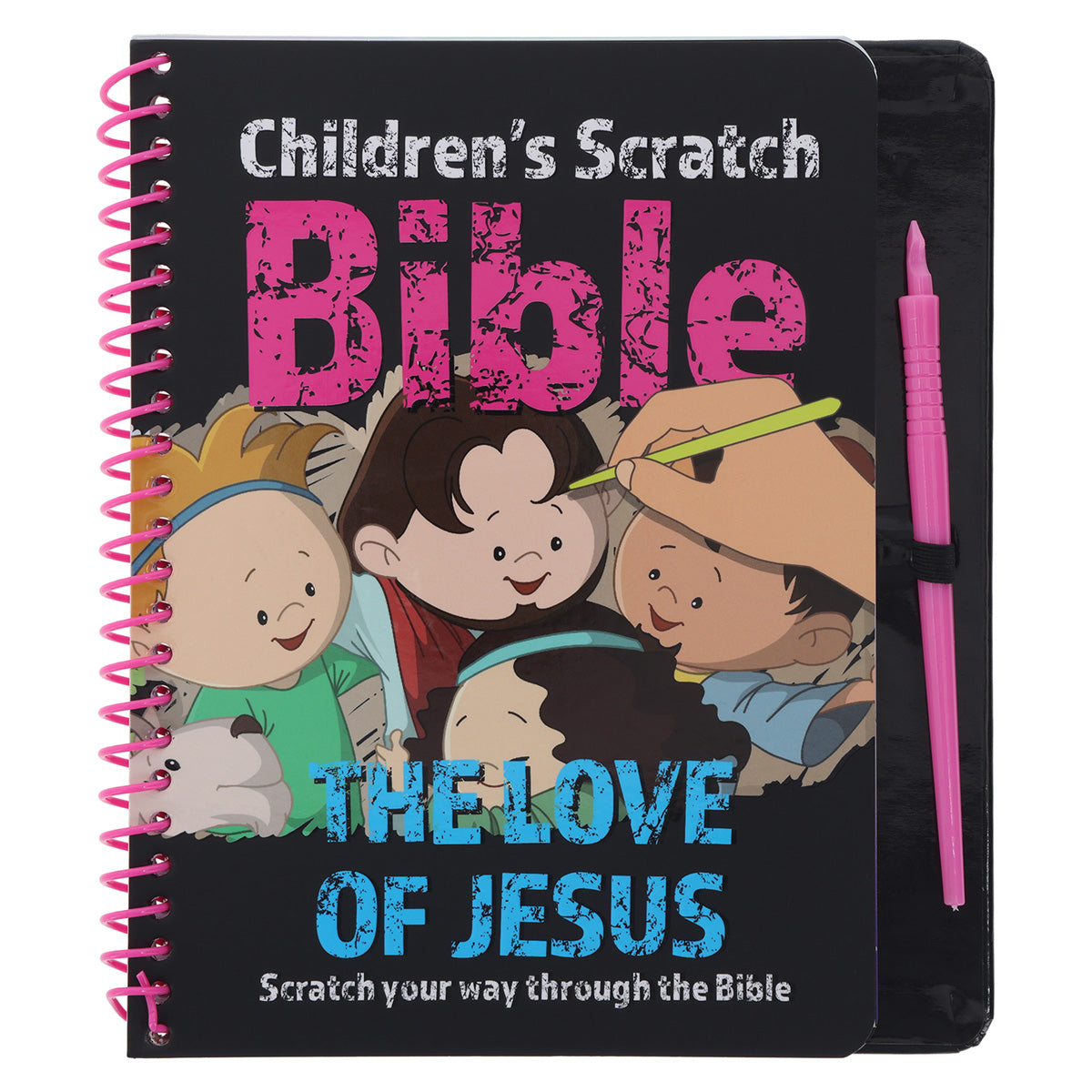 The Love of Jesus Children's Scratch Bible (Spiral-Bound)