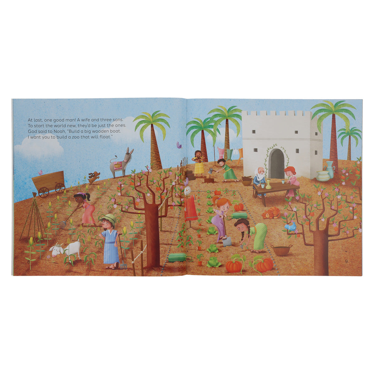 The Story of Noah’s Ark: A Flood from Above, a Rainbow, and a Promise of Love PB