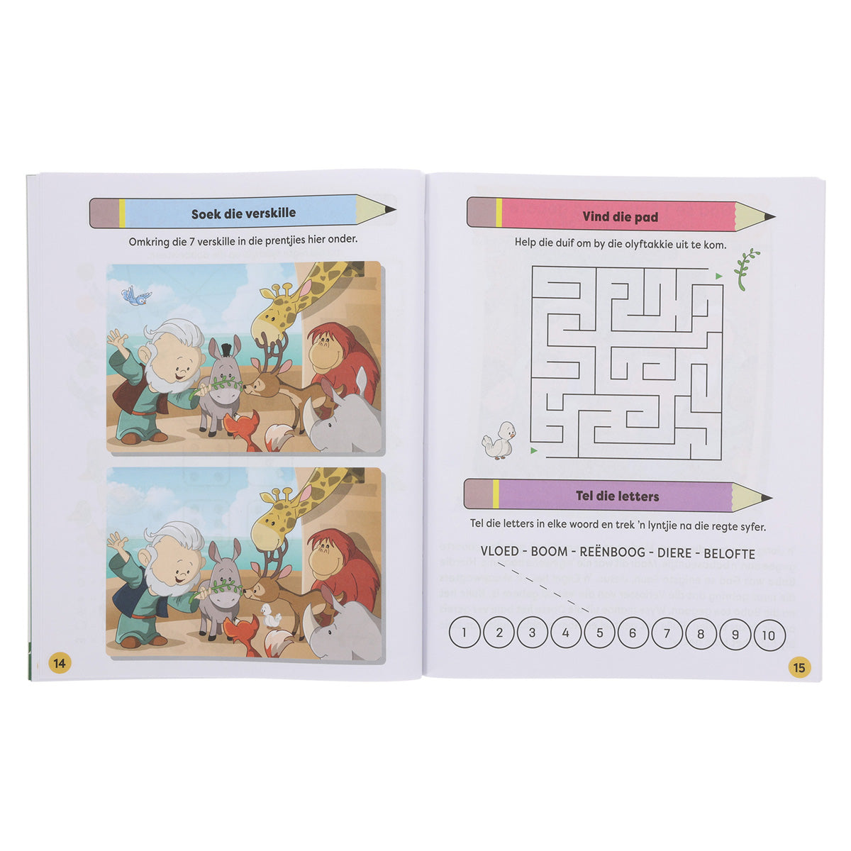 Leer uit die Bybel: Kom Speel met Syfers Boek 1 (Sagteband)