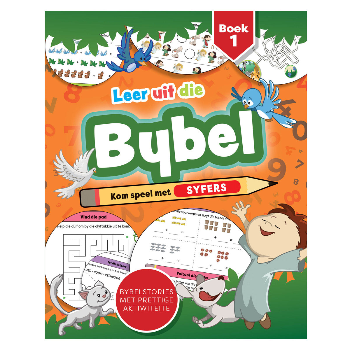 Leer uit die Bybel: Kom Speel met Syfers Boek 1 (Sagteband)