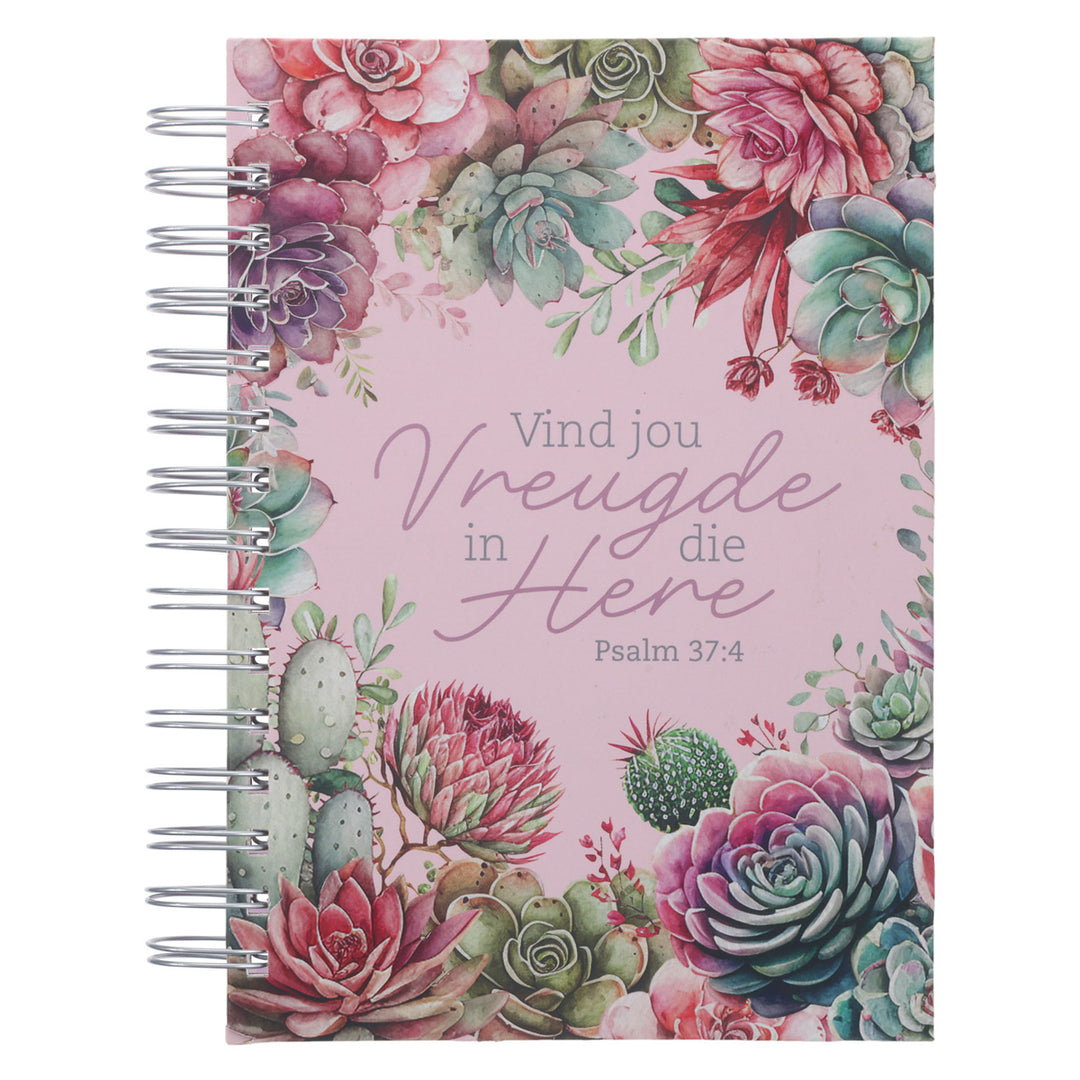 Vind Jou Vreugde in die Here Afrikaans Hardcover Wirebound Journal