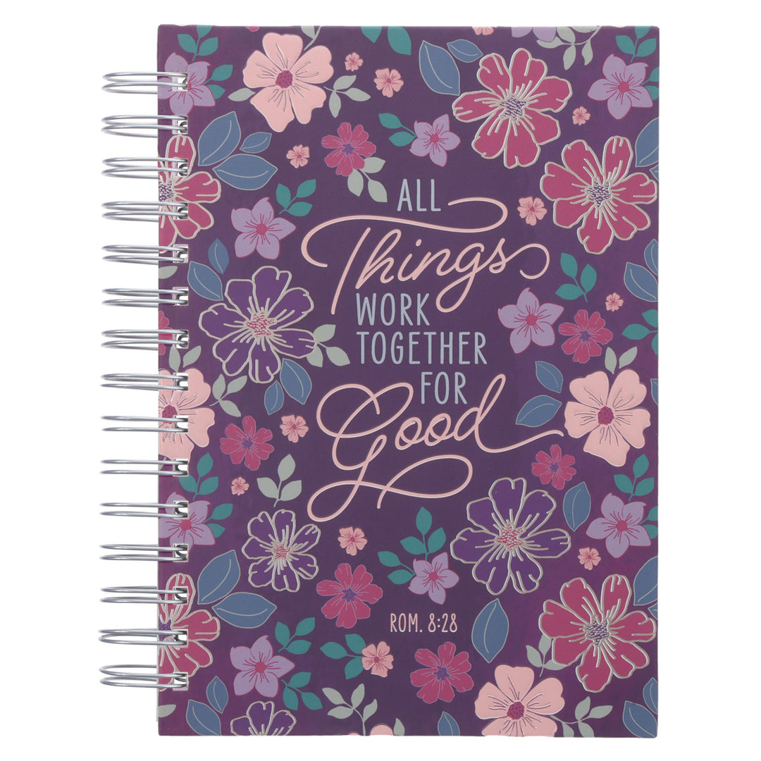 All Things Work Together for Good Hardcover Wirebound Journal