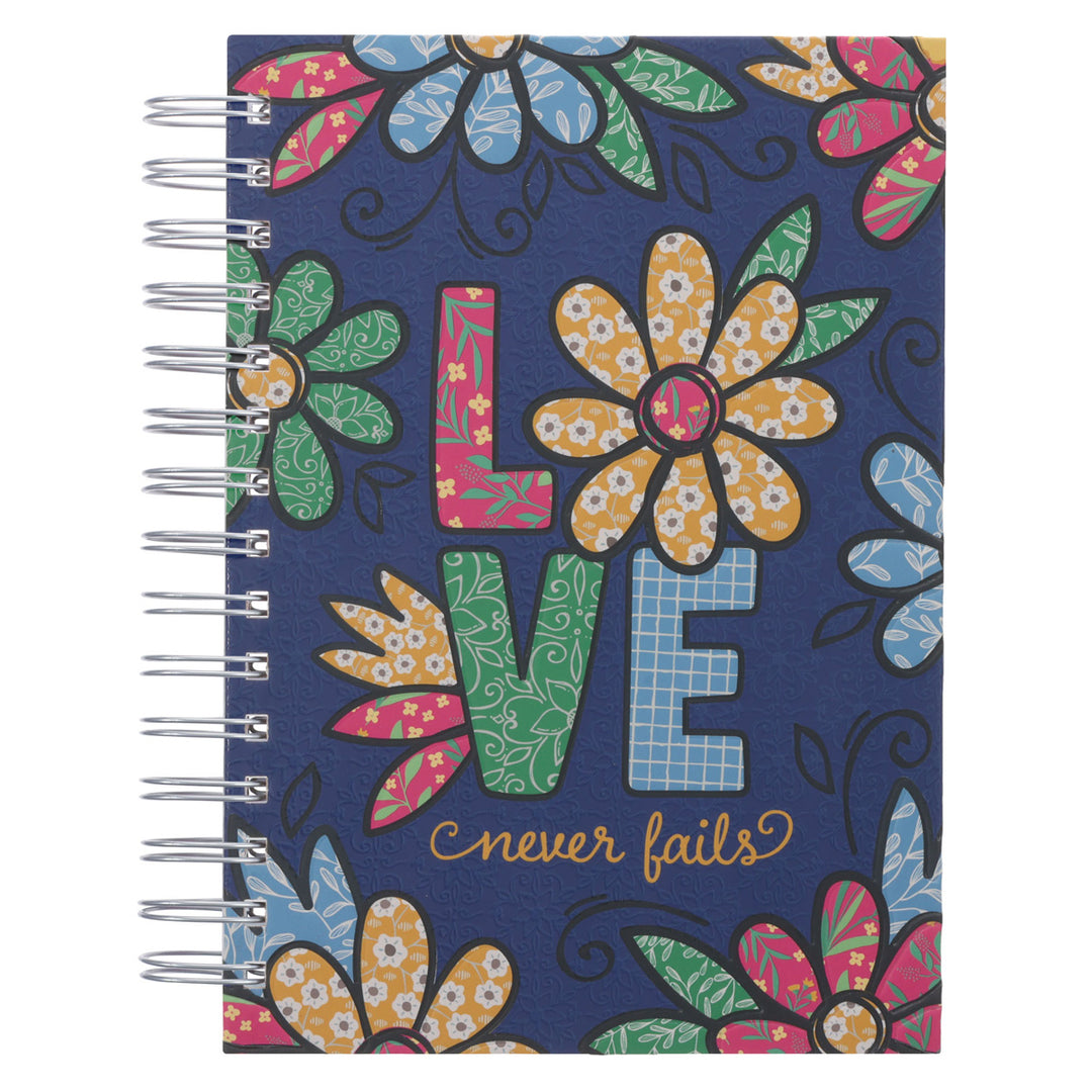 Love Never Fails Hardcover Wirebound Journal