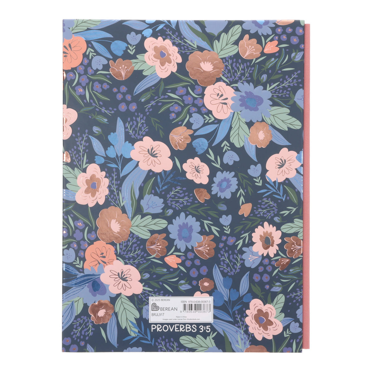 Trust in the Lord with All Your Heart Quarter-Bound Hardcover Journal