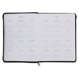 2026 Diary - 18-Month Planner for Women - In Strength and Dignity - Faux Leather with Zip