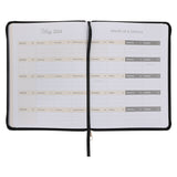 2026 Diary - 18-Month Planner for Women - In Strength and Dignity - Faux Leather with Zip
