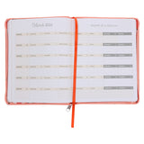 2026 Diary - 18-Month Planner for Women - Walk by Faith Not by Sight - Faux Leather with Zip