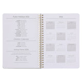 2026 Diary - Daily Planner - Strong and Courageous - Wirebound