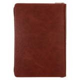 2026 Executive Diary - Daily Planner - The Lord is My Strength - Faux Leather with Zip