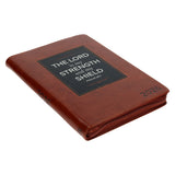 2026 Executive Diary - Daily Planner - The Lord is My Strength - Faux Leather with Zip