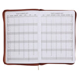 2026 Executive Diary - Daily Planner - The Lord is My Strength - Faux Leather with Zip