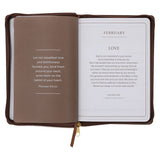 2026 Angus Buchan Diary - Daily Planner - Stand Firm in the Faith - Faux Leather with Zip