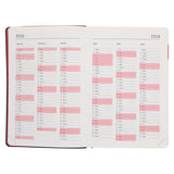 2026 Diary - Chronos Daily Planner - Grey Imitation Leather