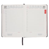 2026 Diary - Chronos Daily Planner - Grey Imitation Leather