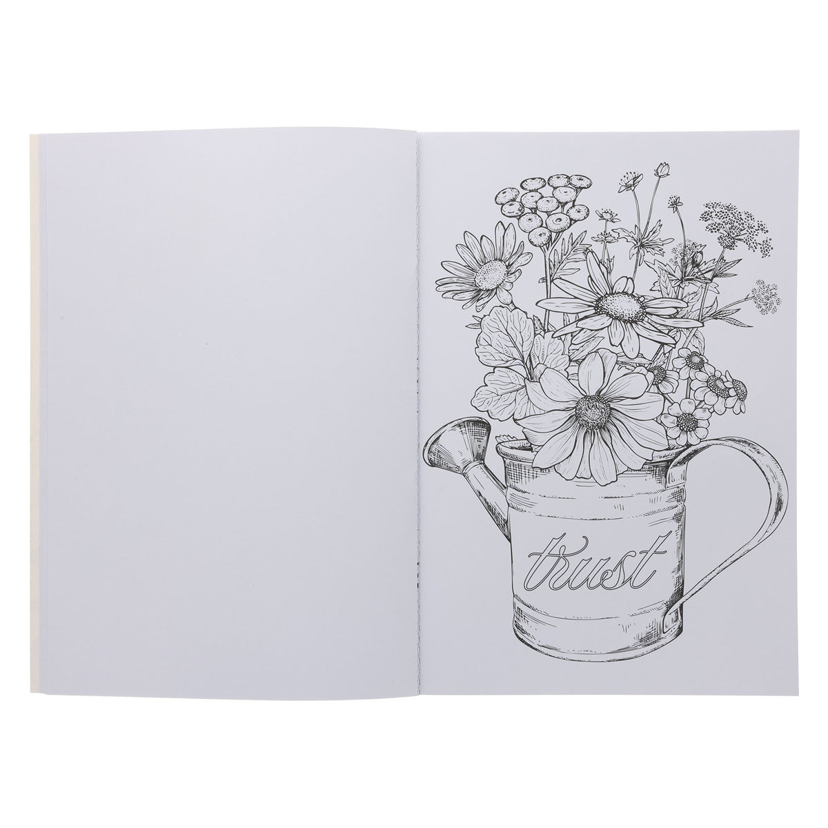 Pray Wait Trust Coloring Book (Paperback)