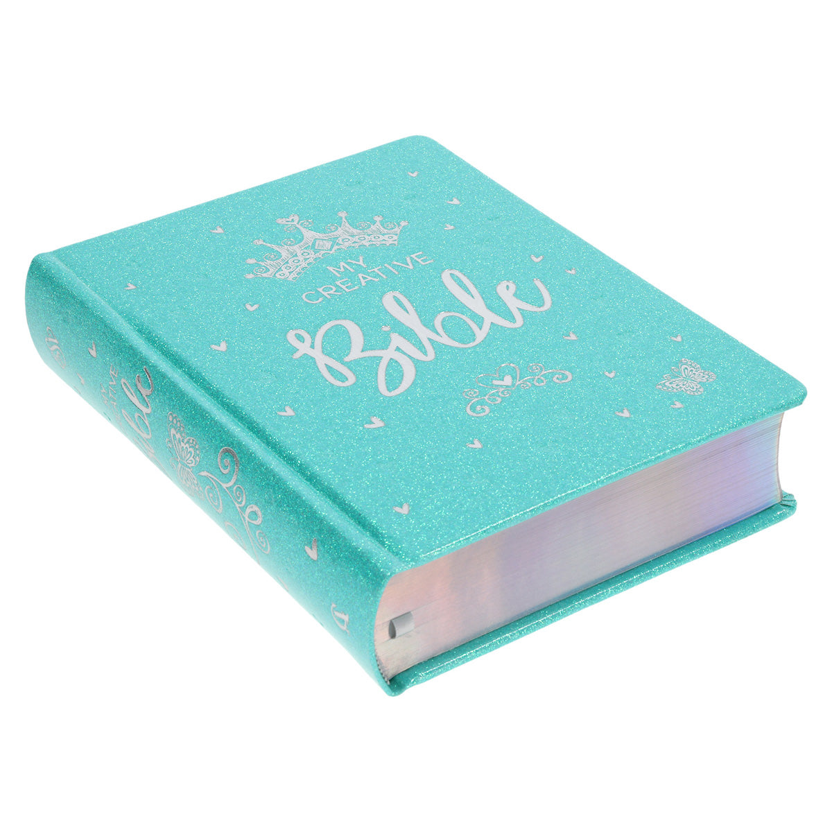 ESV Teal Glitter Hardcover My Creative Bible for Girls