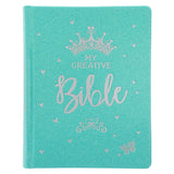 ESV Teal Glitter Hardcover My Creative Bible for Girls