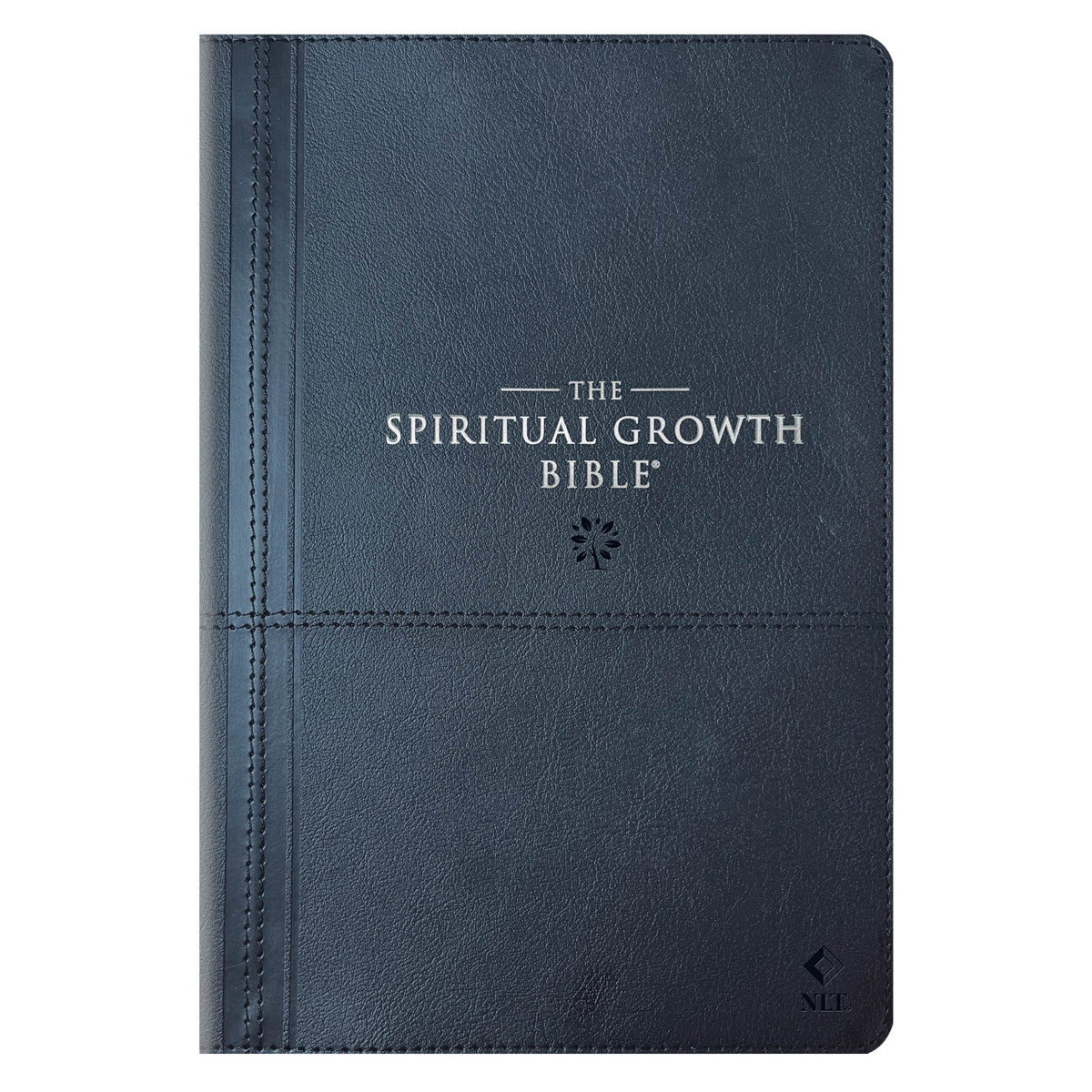NLT Black Faux Leather Spiritual Growth Bible