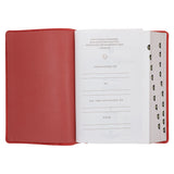 NLT Coral Faux Leather Spiritual Growth Bible