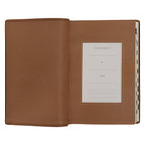 NLT Tan Genuine Leather Flexcover Standard Bible with Indexing Tabs