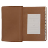 NLT Tan Genuine Leather Flexcover Standard Bible with Indexing Tabs