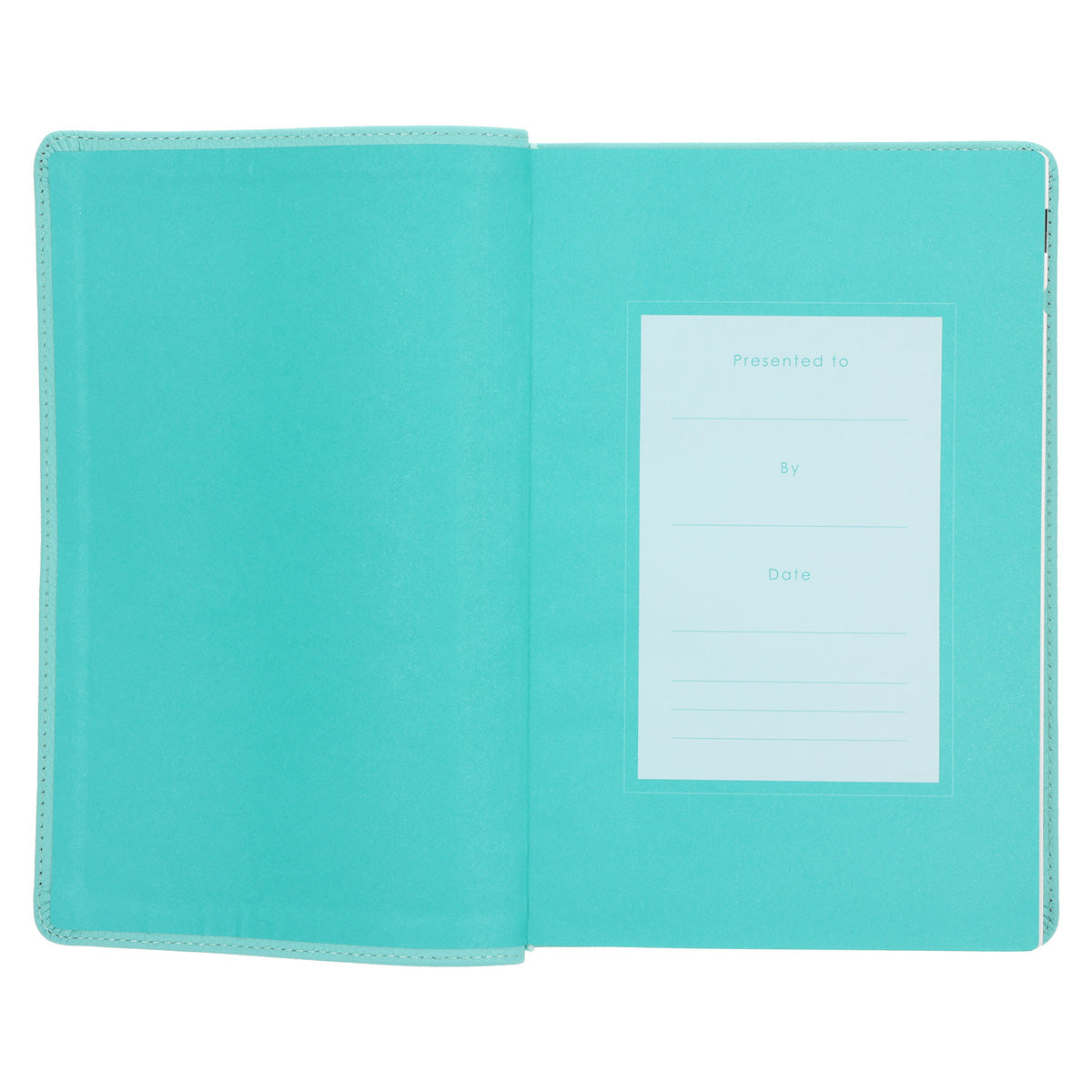 NLT Aquamarine Genuine Leather Flexcover Standard Bible