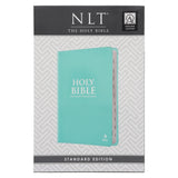 NLT Aquamarine Genuine Leather Flexcover Standard Bible