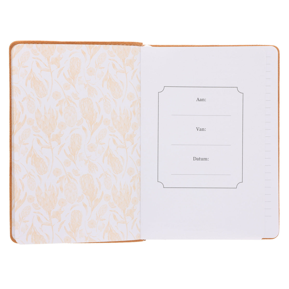 Mag Jy Elke Dag Genade Ontvang Afrikaans Handy-Sized Genuine Leather Journal